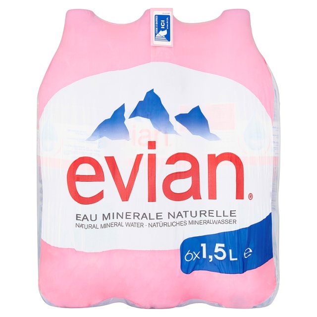 Evian 6 x 1.5l plastic bottles West End Dairies